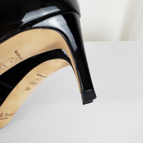 LK Bennett Berenice Patent Kitten Heel Pump - Picture 7 of 11